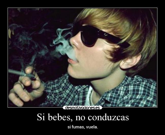 Si bebes, no conduzcas -