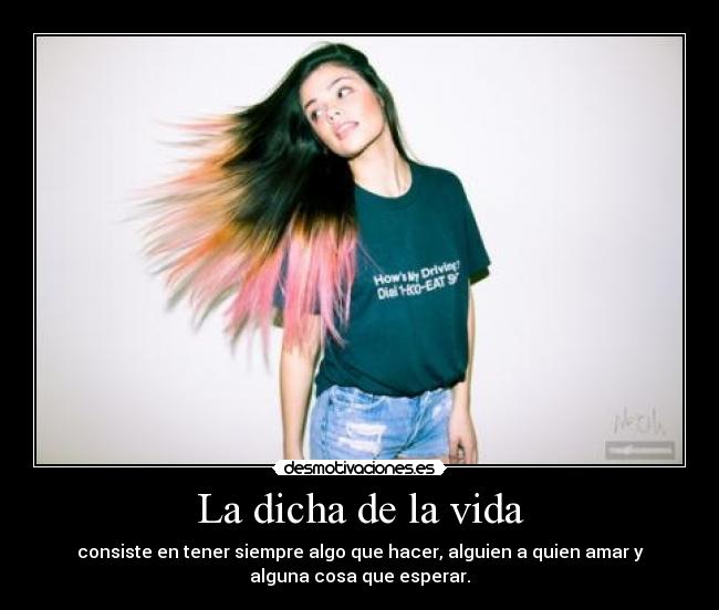 La dicha de la vida -