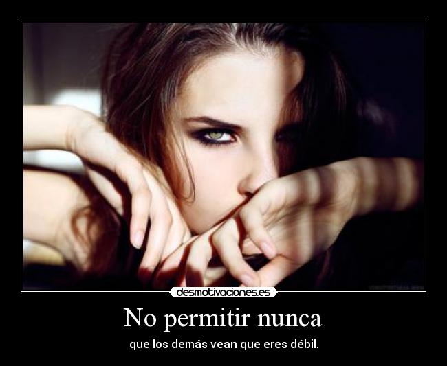 No permitir nunca - 