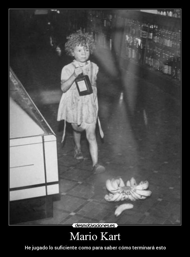 Mario Kart - He jugado lo suficiente como para saber cómo terminará esto
