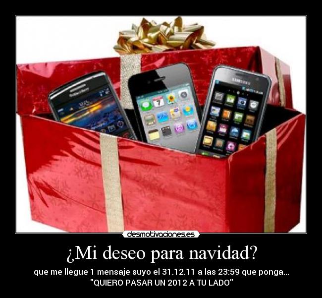 ¿Mi deseo para navidad? -