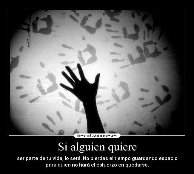 Si alguien quiere - 