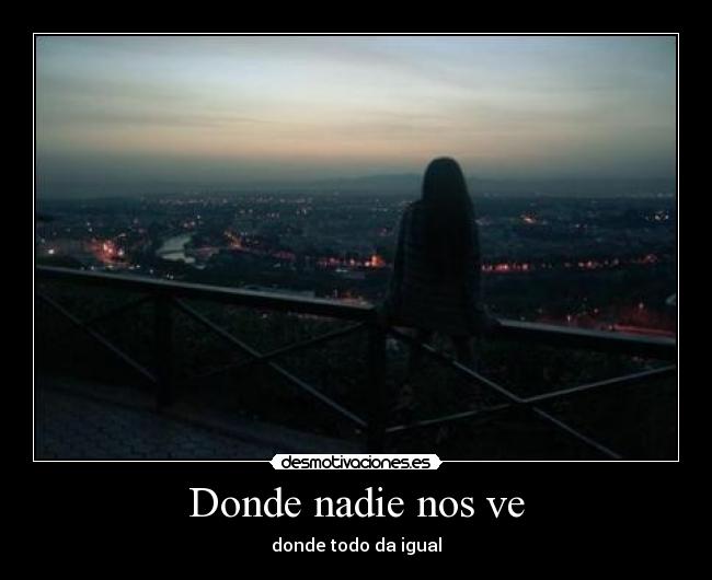 Donde nadie nos ve - 