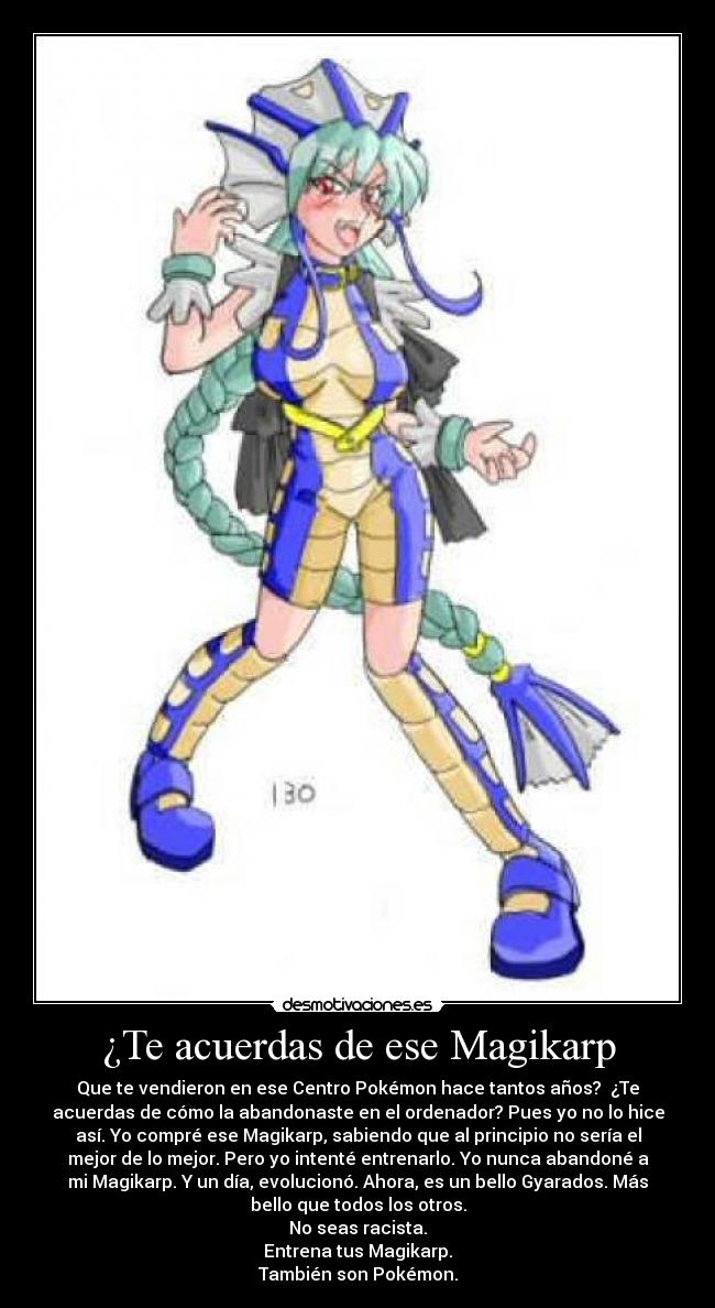 ¿Te acuerdas de ese Magikarp -
