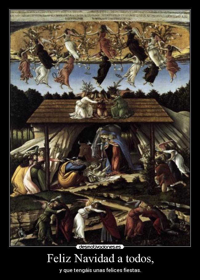 Feliz Navidad a todos, - 