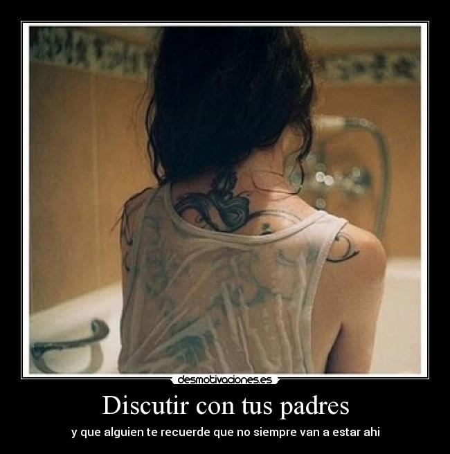 Discutir con tus padres - 