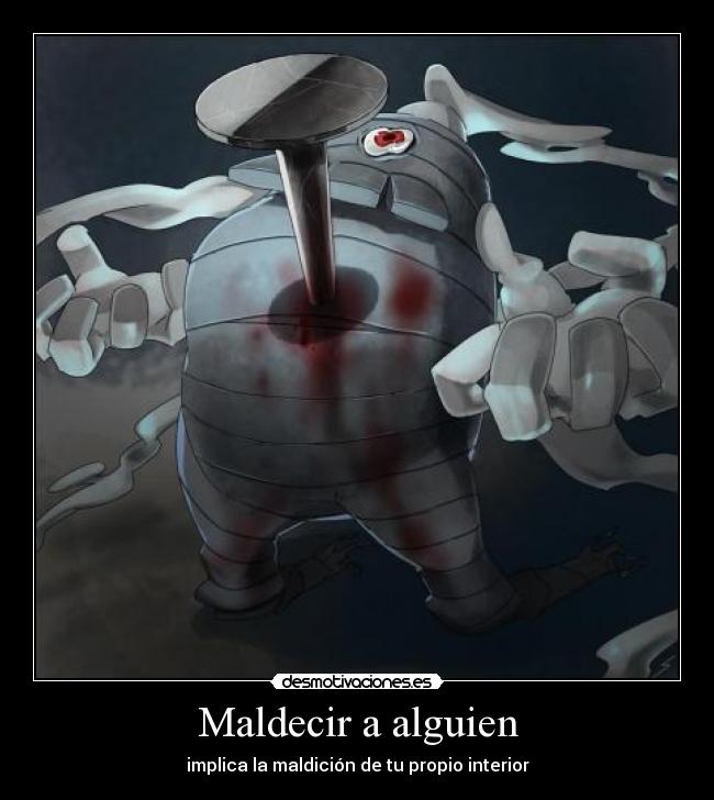 Maldecir a alguien -