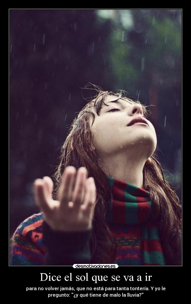Dice el sol que se va a ir - 