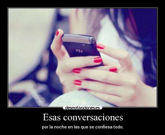 Esas conversaciones - 