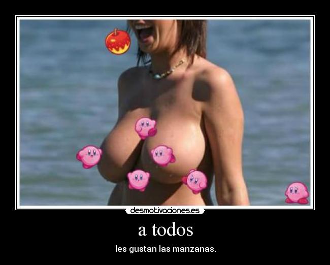 a todos - les gustan las manzanas.