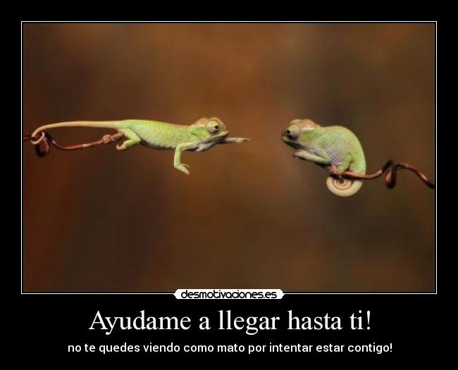 Ayudame a llegar hasta ti! -