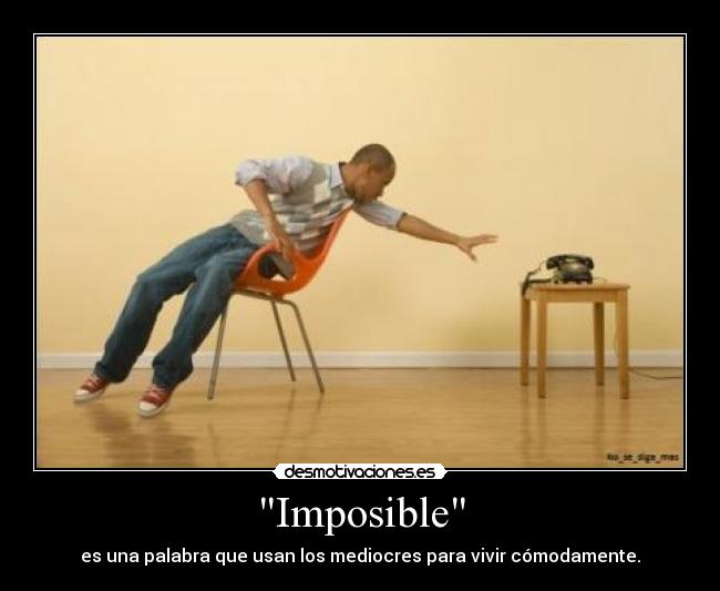 Imposible -