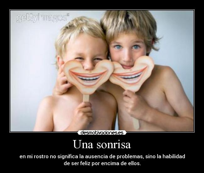 Una sonrisa - 