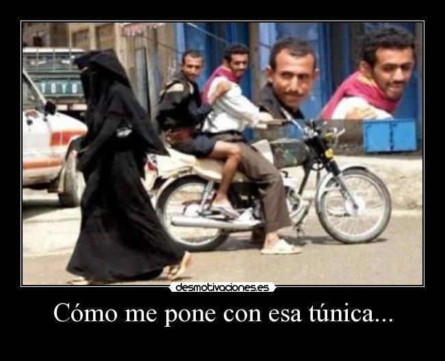 Cómo me pone con esa túnica... -