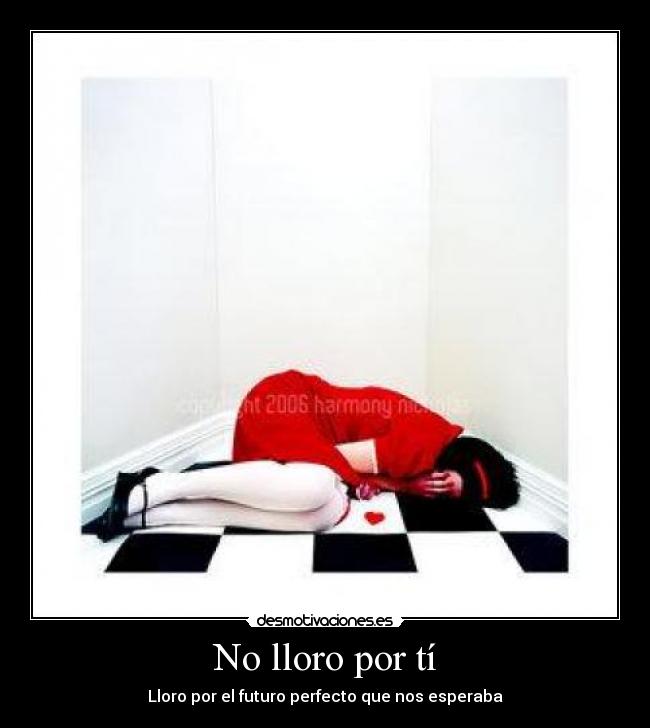 No lloro por tí - 