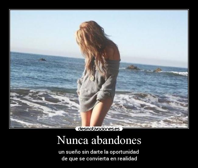 Nunca abandones -