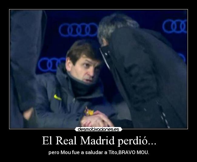 El Real Madrid perdió... -