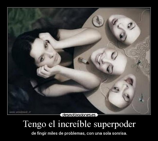 Tengo el increíble superpoder -
