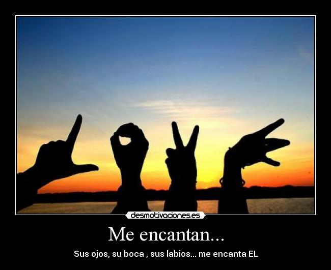 Me encantan... -