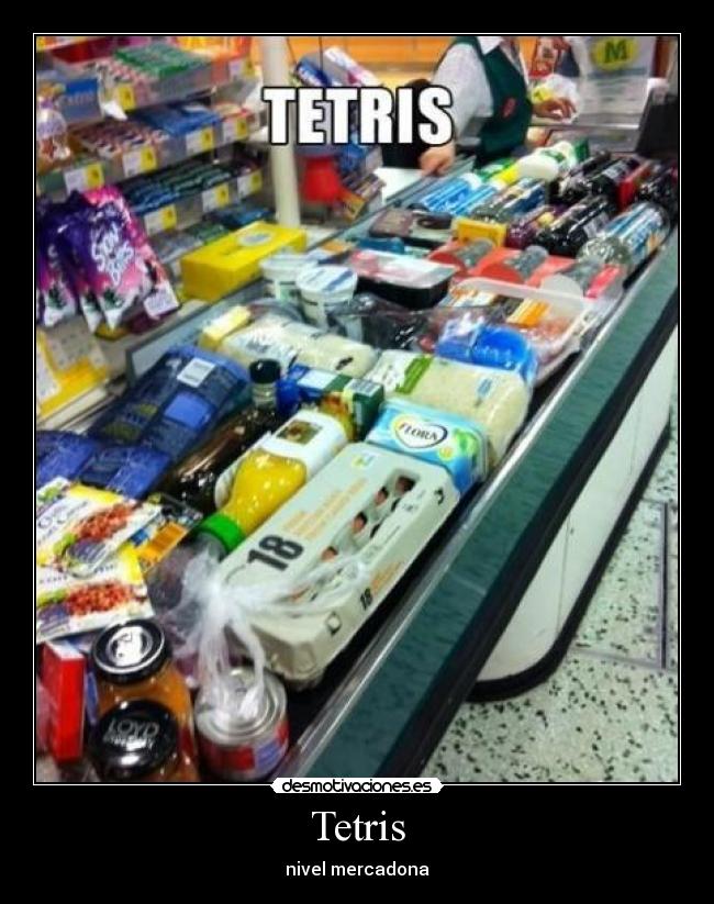 Tetris - nivel mercadona