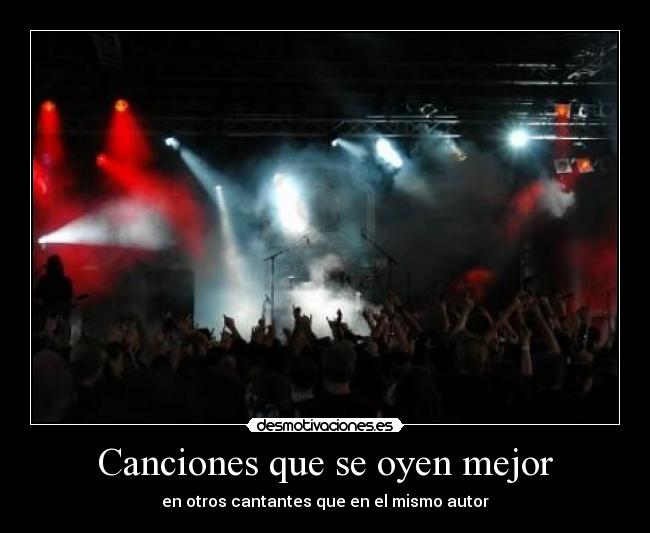 Canciones que se oyen mejor -