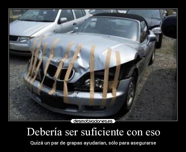 Debería ser suficiente con eso - Quizá un par de grapas ayudarían, sólo para asegurarse