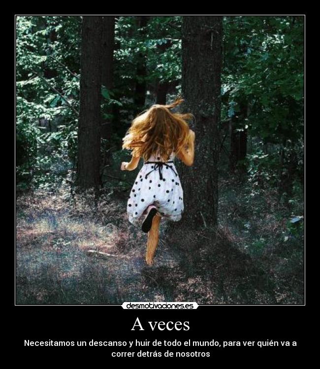 A veces -