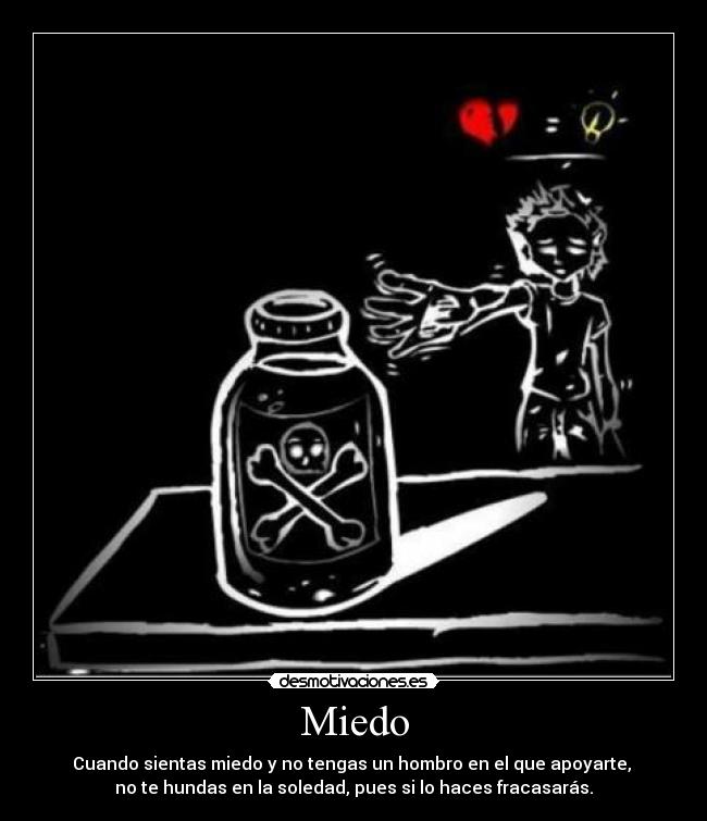 carteles miedo miedo desmotivaciones