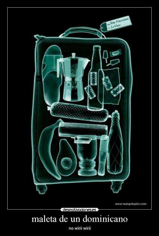 maleta de un dominicano - 
