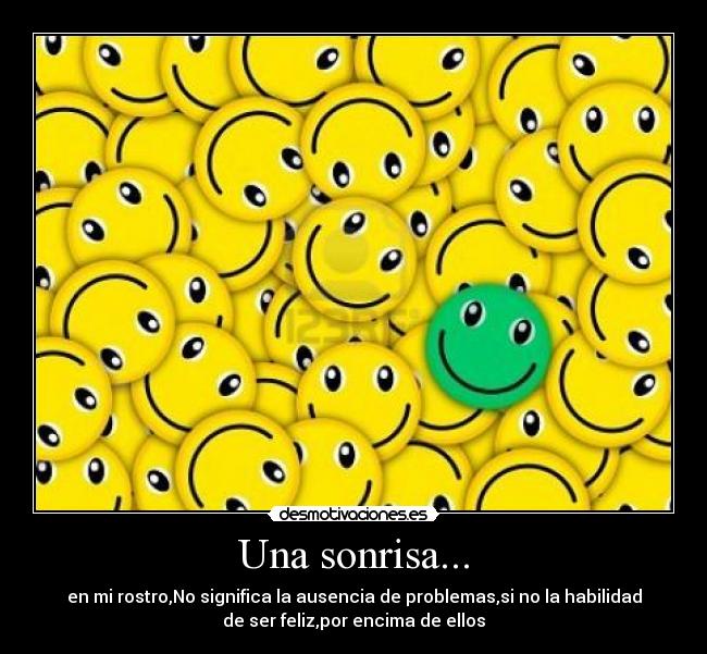 Una sonrisa... - 