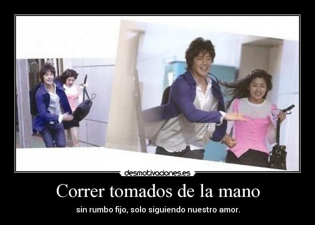 carteles correr tomados mano desmotivaciones