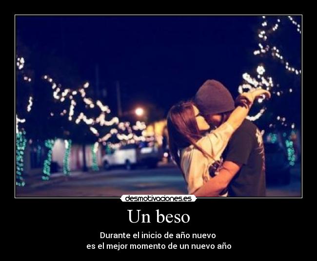 Un beso -