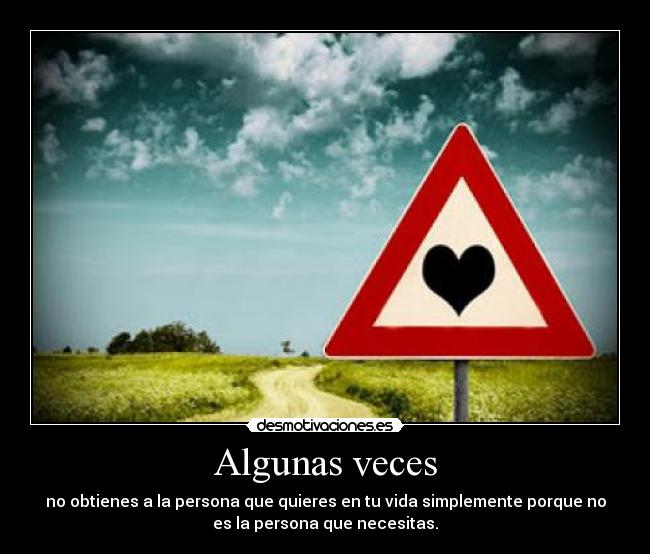 Algunas veces -