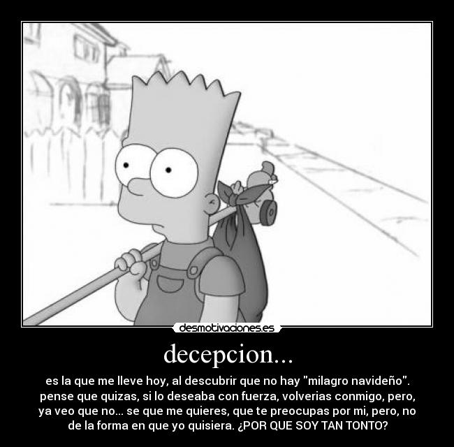 decepcion... -