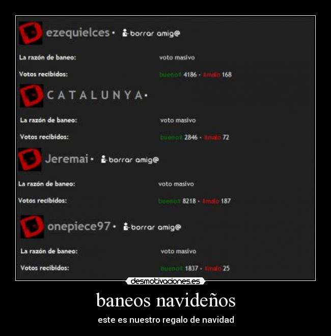 baneos navideños - este es nuestro regalo de navidad