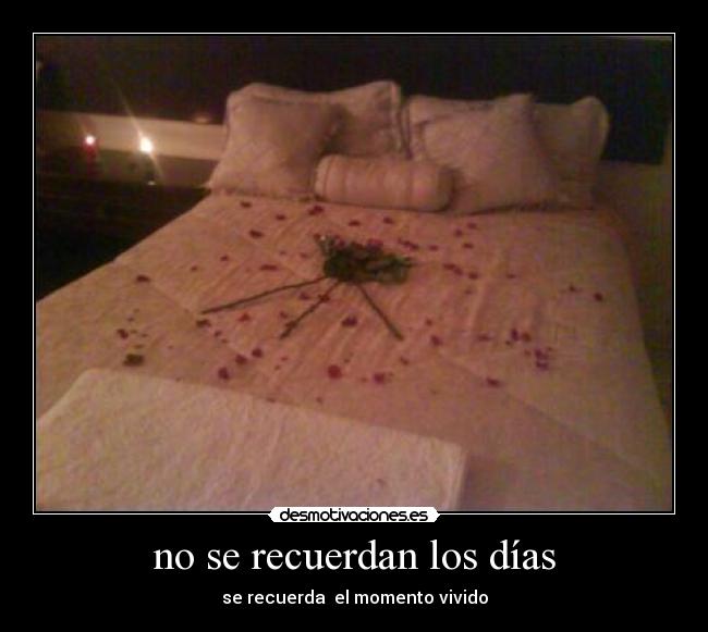no se recuerdan los días -