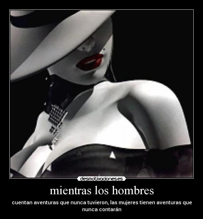 mientras los hombres -
