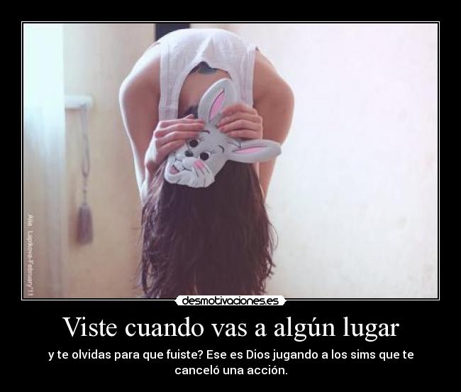 Viste cuando vas a algún lugar -