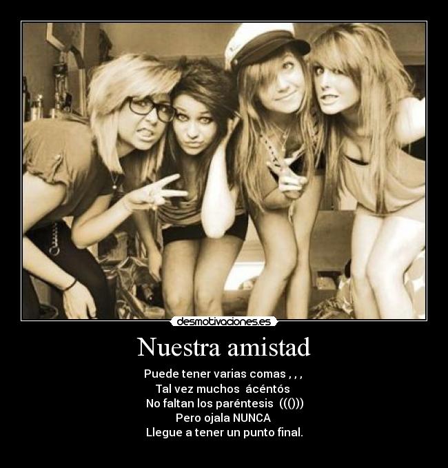 Nuestra amistad -