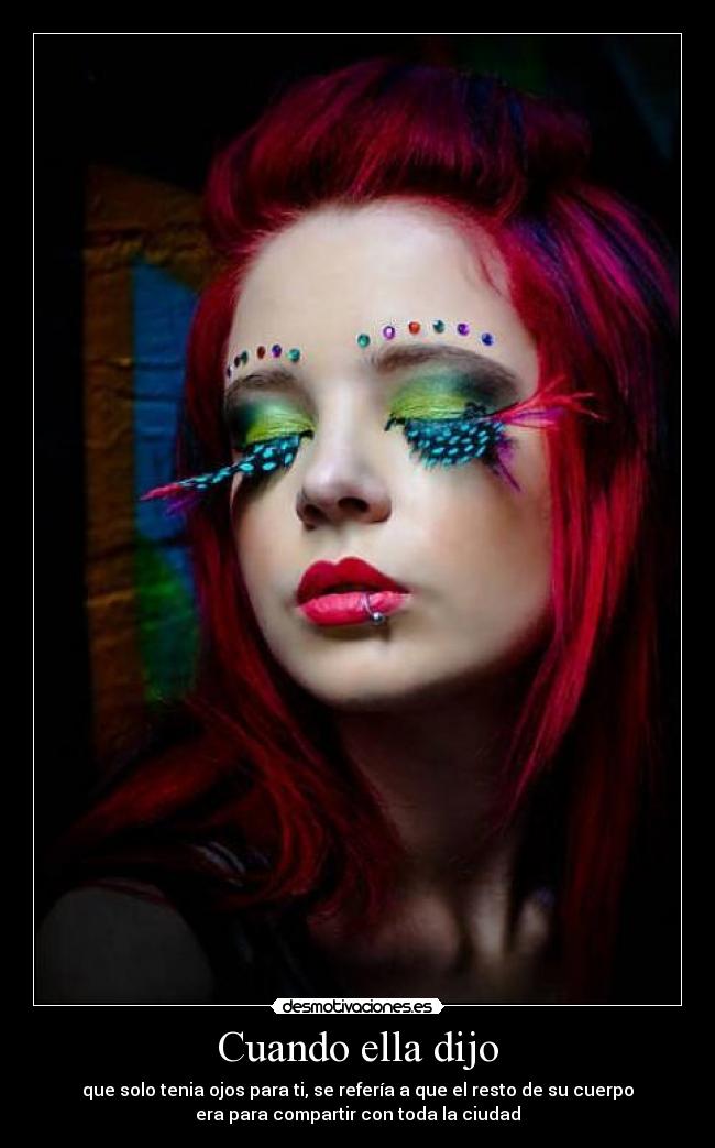 Cuando ella dijo -