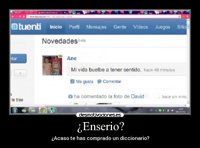 ¿Enserio? - 