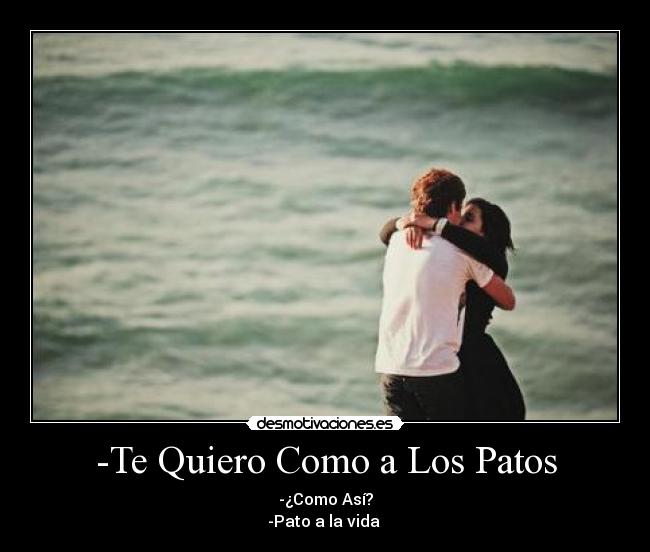 -Te Quiero Como a Los Patos - 