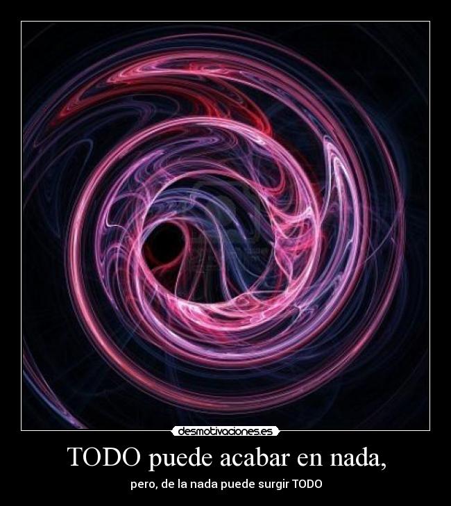 carteles llama espiral agujero negro desmotivaciones