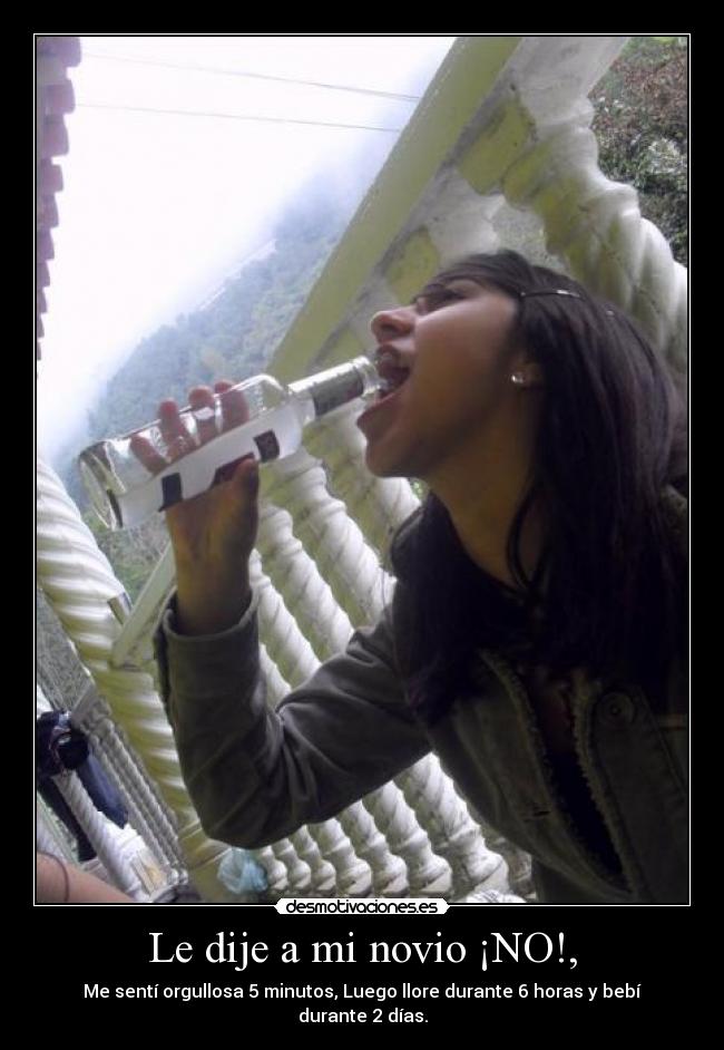 Le dije a mi novio ¡NO!, - 