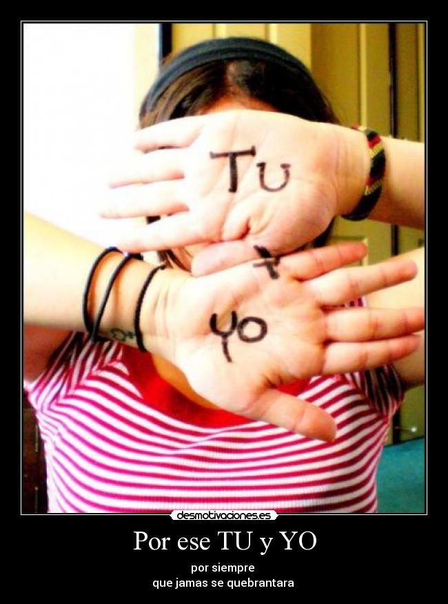 Por ese TU y YO -