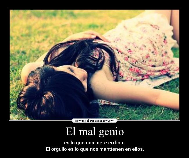 El mal genio -