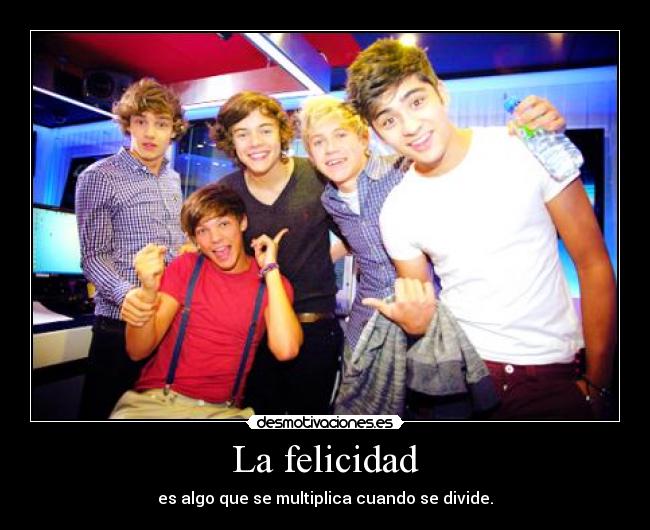 carteles felicidad one direction desmotivaciones