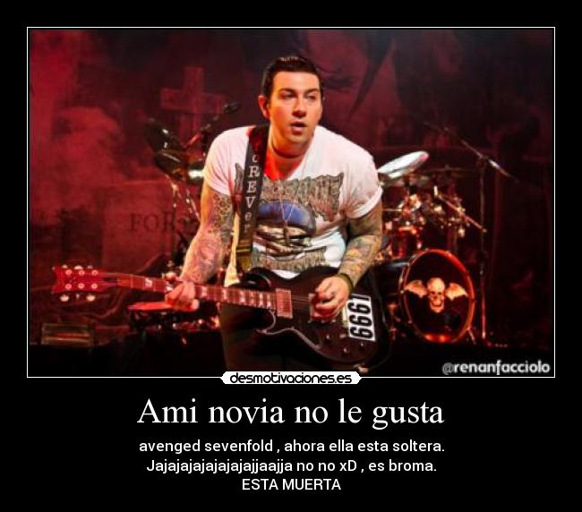 Ami novia no le gusta -