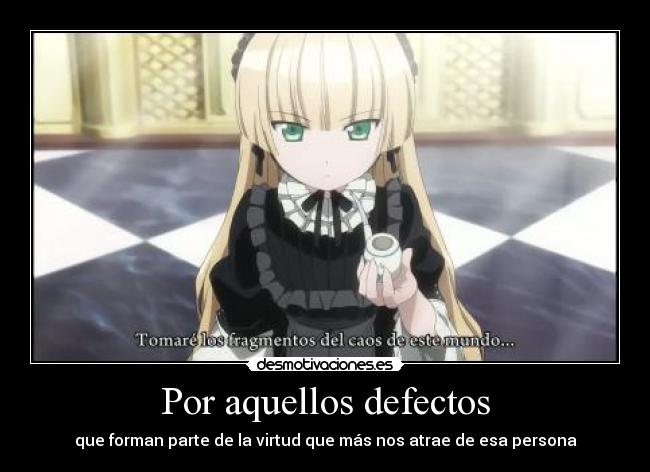 carteles gosick victorique anime tsundere defecto virtud desmotivaciones