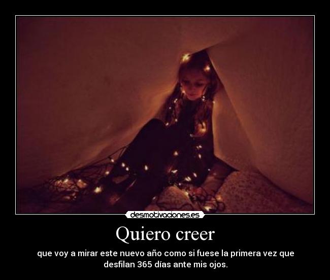 Quiero creer -